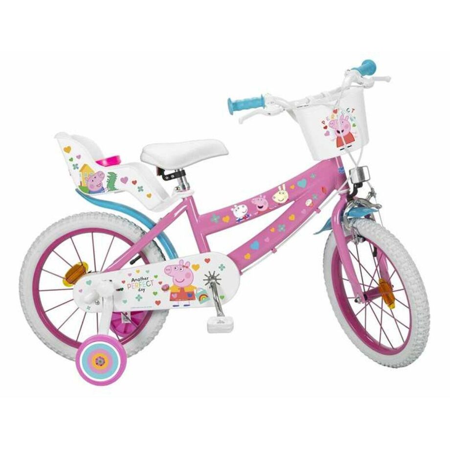 Peppa Pig Børnecykel 14” – Lyserød til sjov leg!