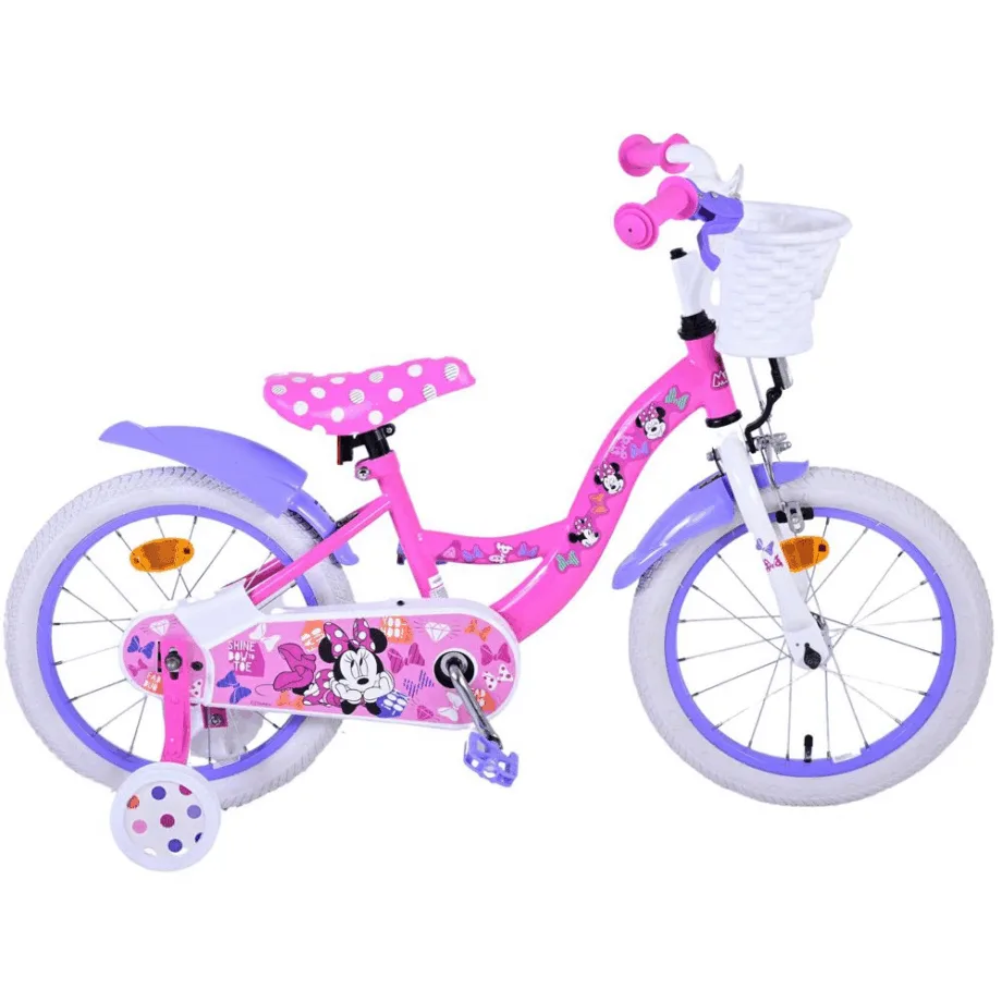 Minnie Mouse Børnecykel 16” – Sjov og sikker kørsel!