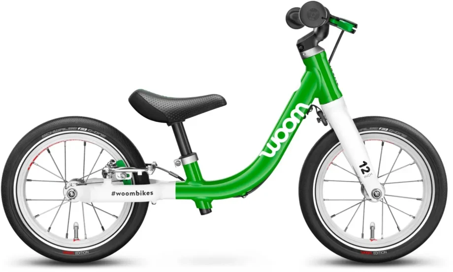 Woom Original 4 Børnecykel - Grøn på tilbud!