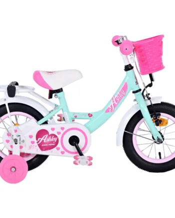 Grøn Ashley 14” Børnecykel – Sjov og Sikker Tilbud!