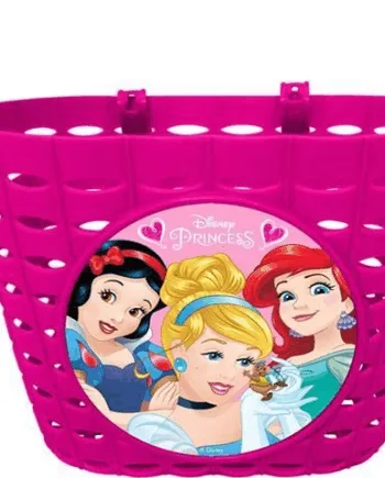 Disney Prinsesse Cykeltilbehør med Kurv og Klokke