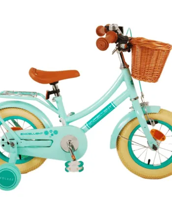 Grøn Volare Excellent Børnecykel – Sikkerhed og Komfort!