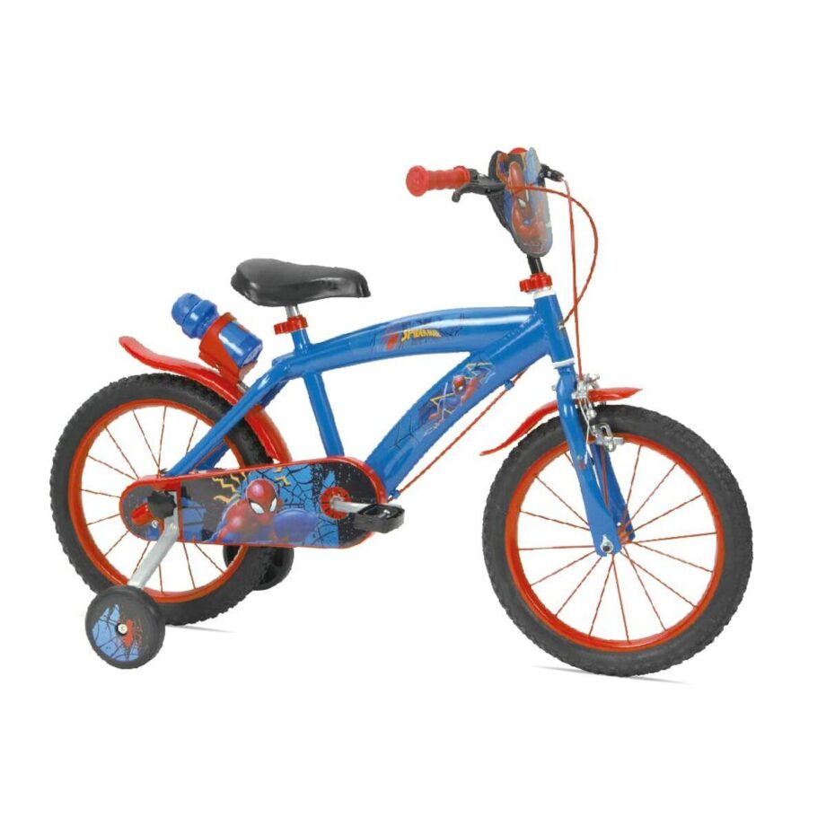 Huffy Spider-Man Børnecykel – Blå/Rød på Udsalg!