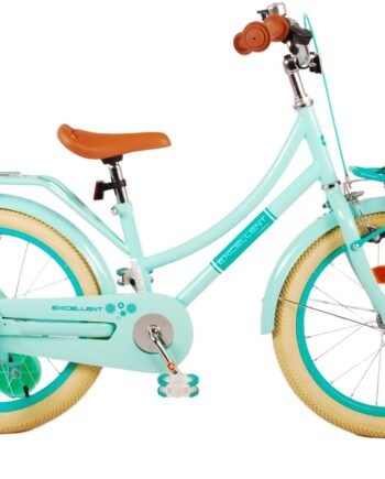 Grøn Volare Børnecykel med Støttehjul – Sikker Leg!