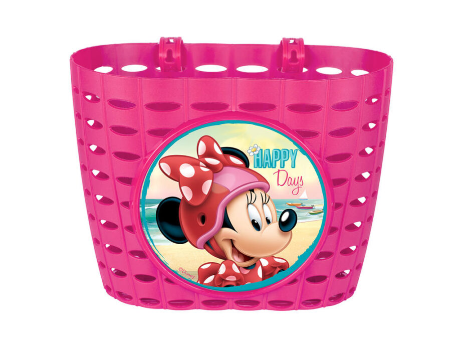 Lyserød Minnie Mouse Cykelkurv – Fantastisk Tilbud!
