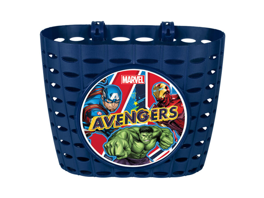 Seven Avengers Børnecykelkurv – Blå Tilbud!
