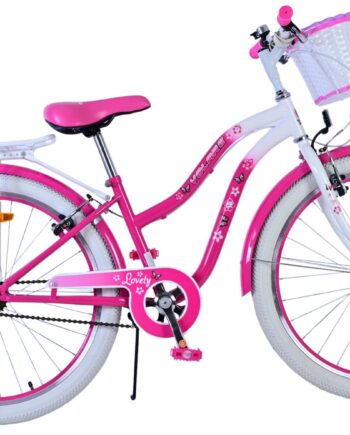 Lyserød Volare Lovely Børnecykel – Sikkerhed & Stil!