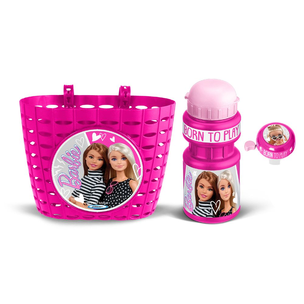 Barbie Cykelkurv Vandflaske Ringeklok - Barbie 752544535 - 3496272005084