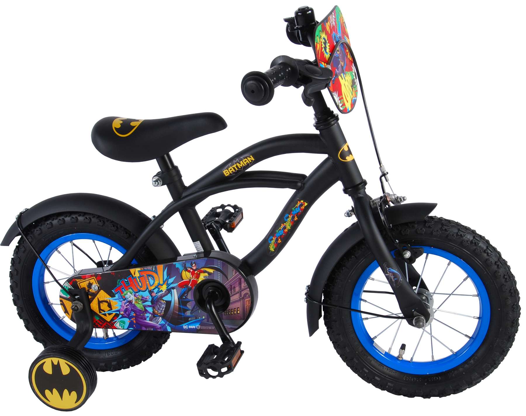 Sort Batman Børnecykel Drenge Tommer - Volare 752544535 - 8715347812347